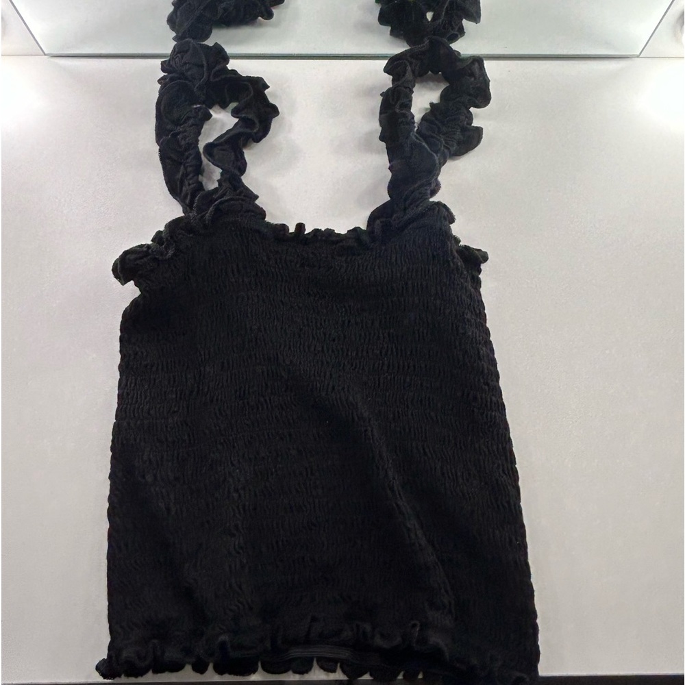 Ruffle Cropped Tank top from Hollister